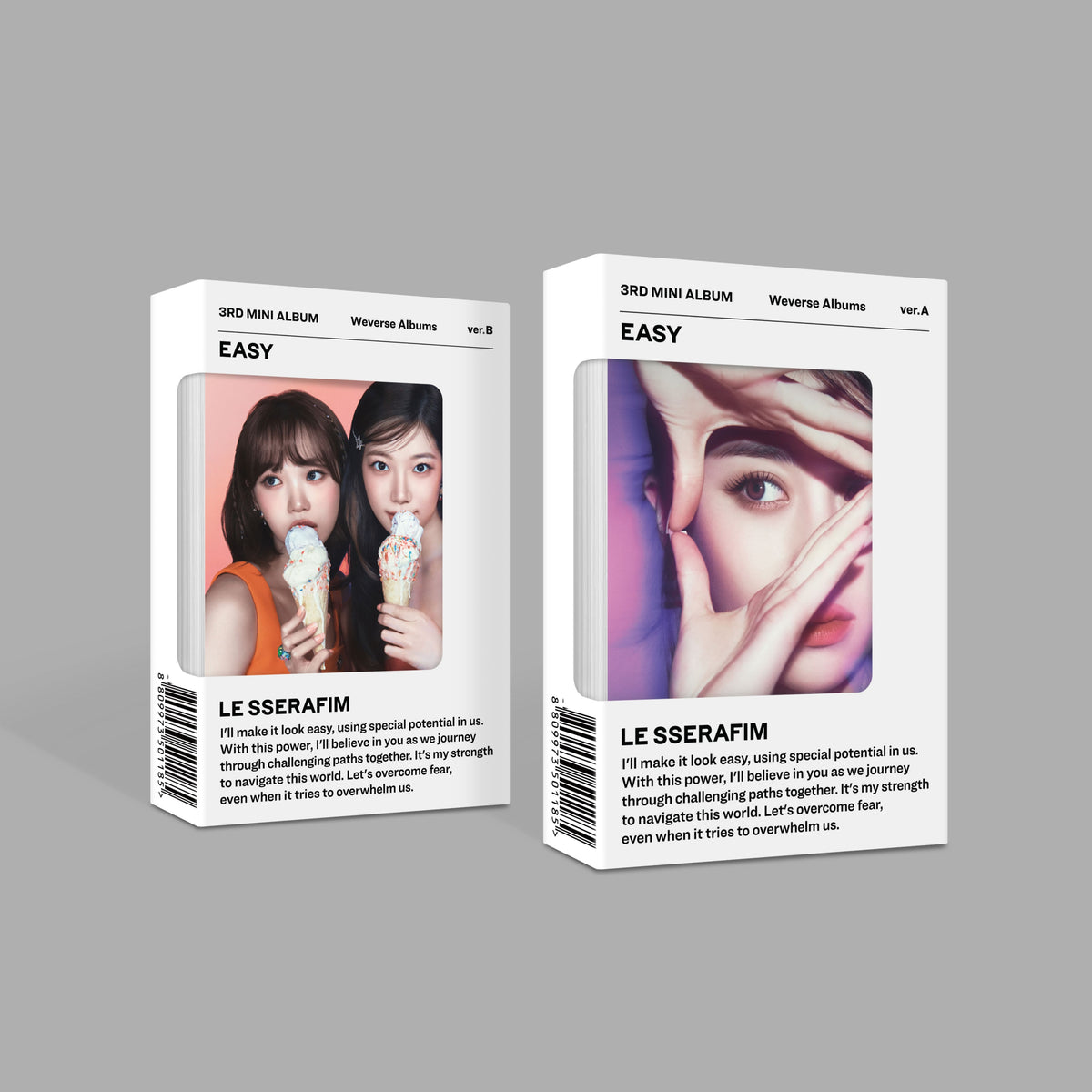 LE SSERAFIM - 3rd Mini Album - EASY - WEVERSE ALBUMS VERSION