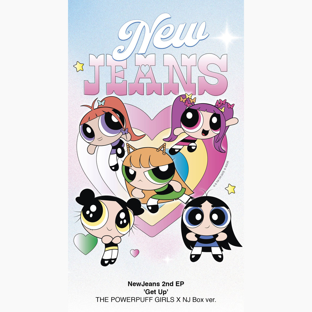 NEWJEANS - 2nd EP Album - GET UP - THE POWERPUFF GIRLS X NJ BOX