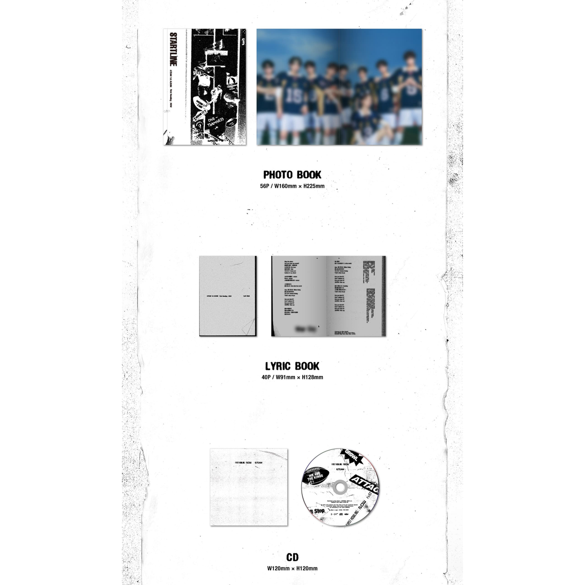 &TEAM - 1st Album - First Howling: NOW - Limited Edition B