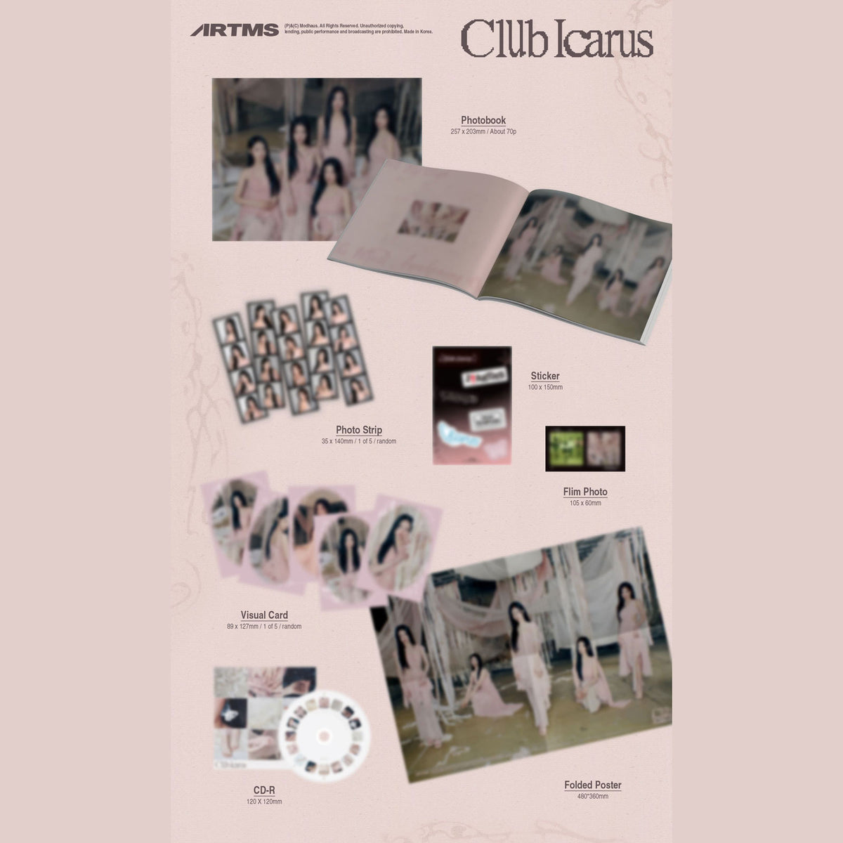 ARTMS - 1st Mini Album - CLUB ICARUS – SarangHello LLC