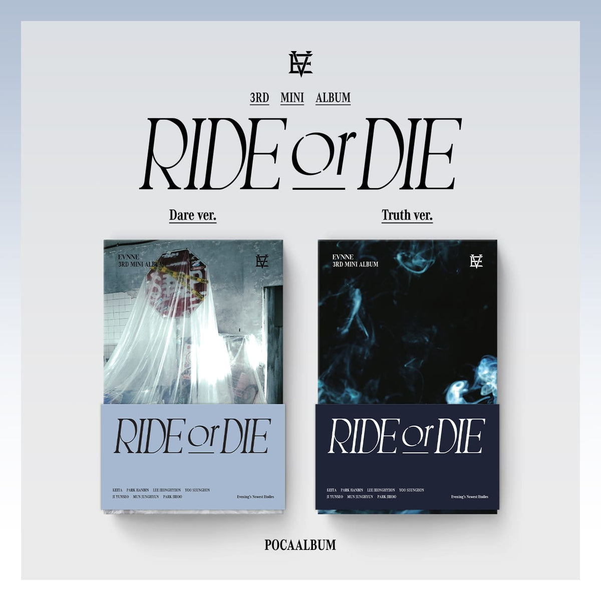 EVNNE - 3rd Mini Album - RIDE OR DIE - POCA ALBUM Version – SarangHello LLC