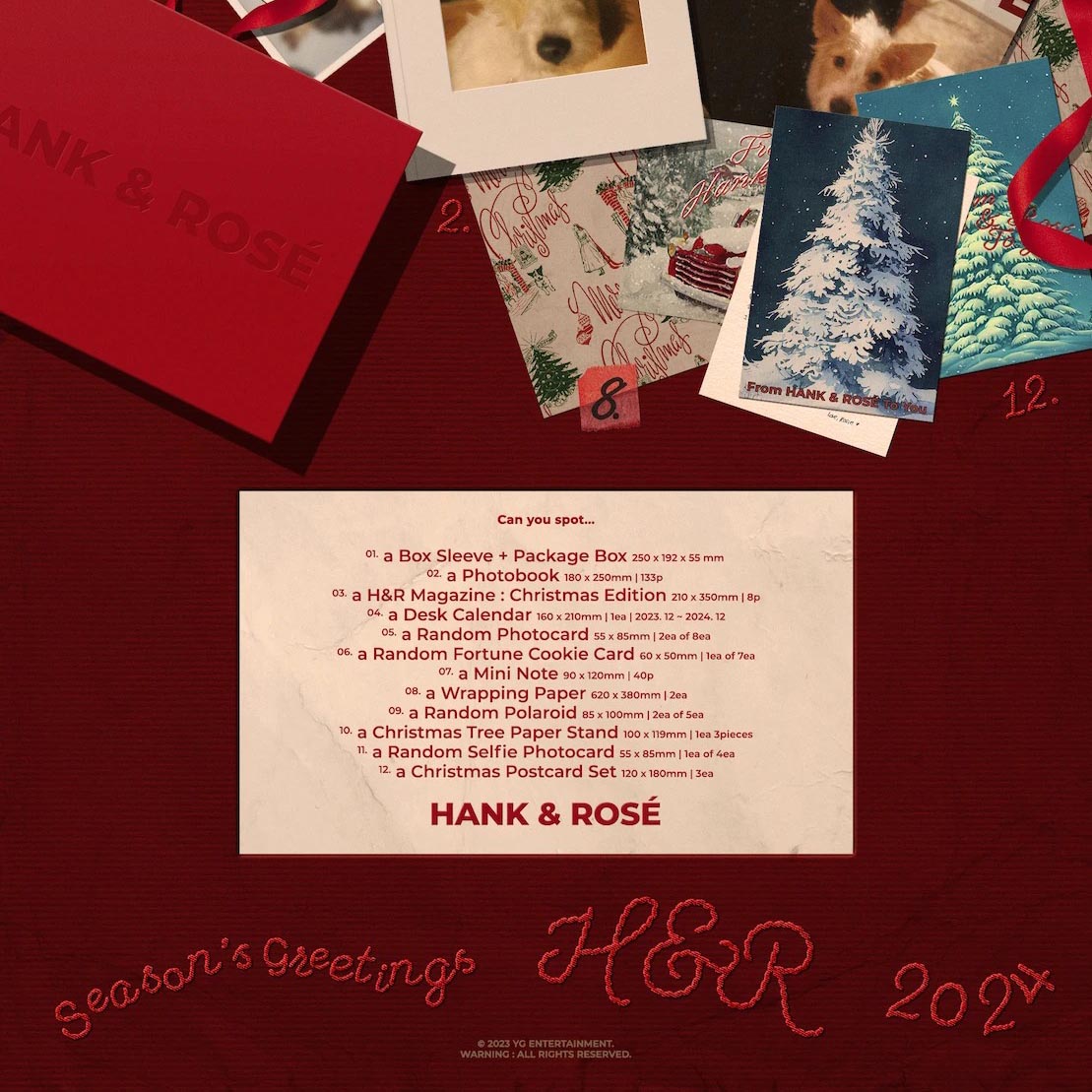 ROSÉ - Season’s Greetings: From HANK & ROSÉ To You 2024