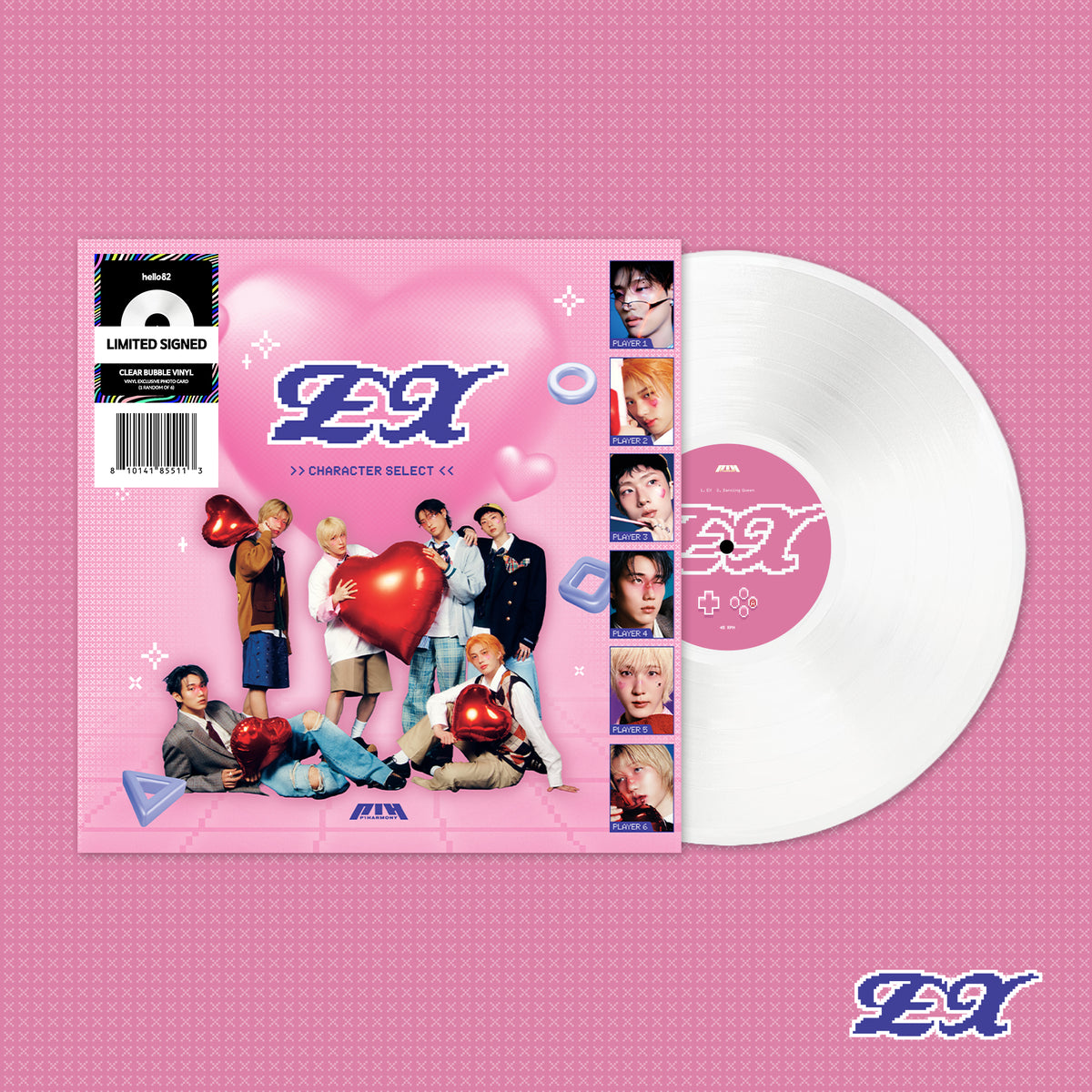 P1HARMONY - EX - CLEAR BUBBLE VINYL + SIGNED – SarangHello LLC