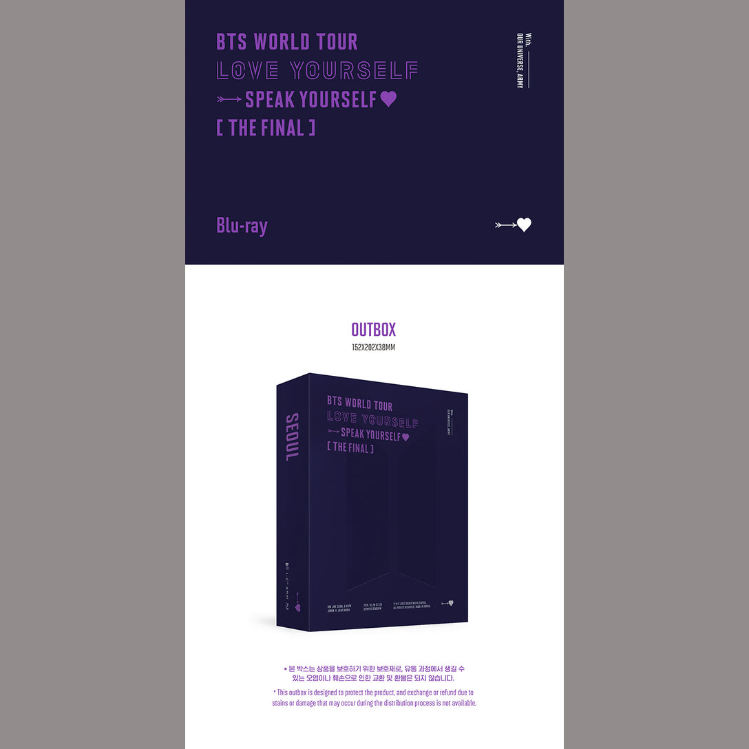 BTS - WORLD TOUR 'LOVE YOURSELF: SPEAK YOURSELF' [THE FINAL