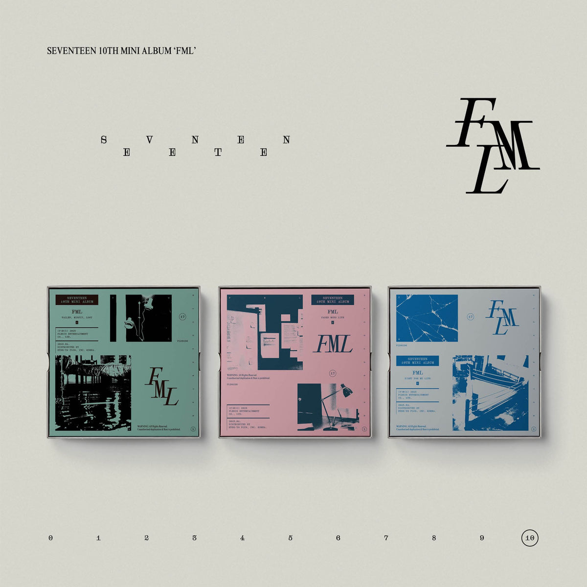 SEVENTEEN - 10th Mini Album - FML – SarangHello LLC