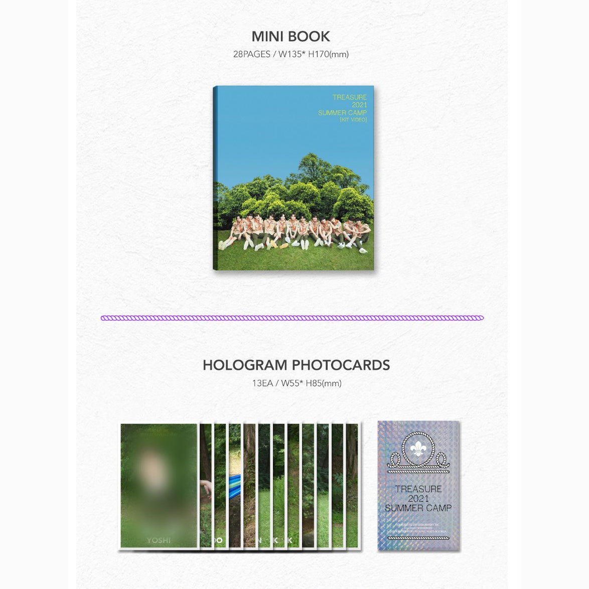 K-POP・アジア treasure 2021 summer camp TREASURE 트레저 || 2021 TREASURE SUMMER CAMP DVD SET || KPOP MERCH