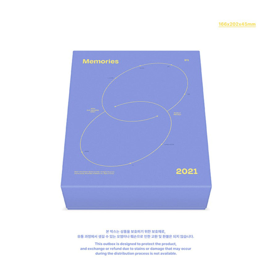 BTS - MEMORIES OF 2021 - BLURAY + WEVERSE BENEFITS – SarangHello