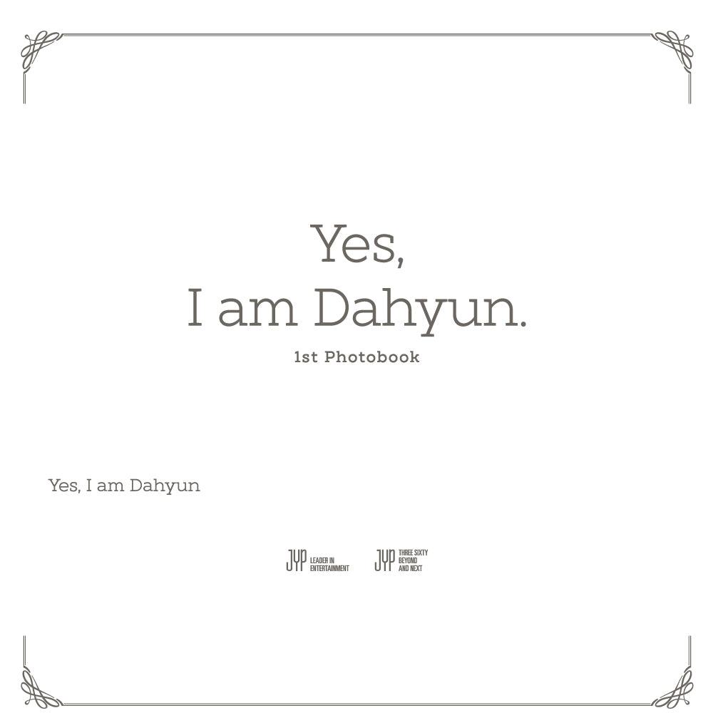 DAHYUN - Yes, I am Dahyun - 1st Photo Book