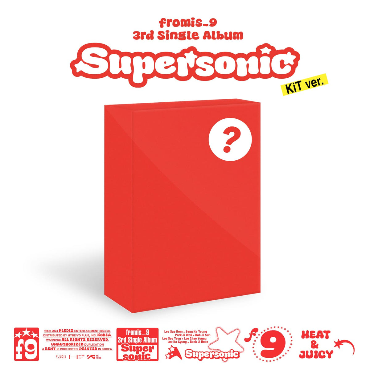 [PRE-ORDER] FROMIS_9 - 3rd Single Album - SUPERSONIC - KiT Version ...