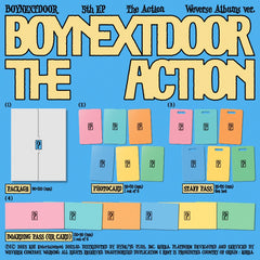 BOYNEXTDOOR - 5th Mini Album - THE ACTION - Weverse Album Version