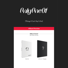 OnlyOneOf - Things I Can't Say LOve - 2 Version Bundle Set