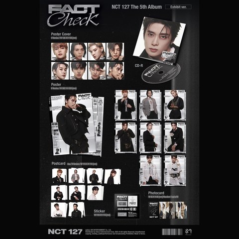 [PRE-ORDER] NCT 127  - 5th Full Album - FACT CHECK - EXHIBIT - Poster Version