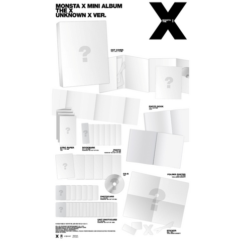 Monsta X THE X:13th Mini Album アルバム5枚セット MONSTA X 13th Mini Album - THE X (Digipack Ver.) – Choice