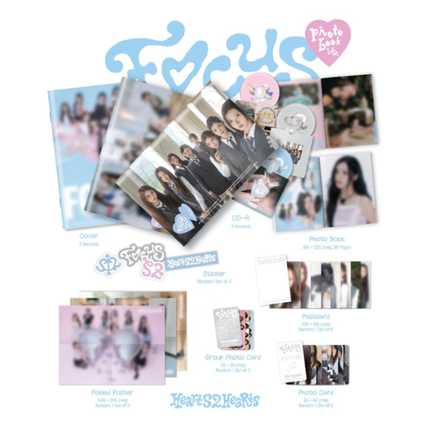 HEARTS2HEARTS - 1st Mini Album - FOCUS - Photobook Version