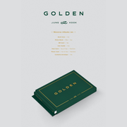 JUNG KOOK (BTS) - 1st Solo Album - GOLDEN - WEVERSE ALBUMS