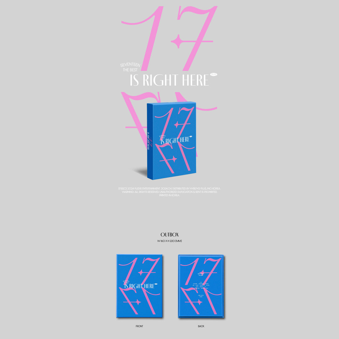 SEVENTEEN svt 17 IS RIGHT HERE DEAR盤 CD SEVENTEEN's 17 IS RIGHT