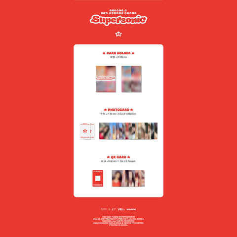 FROMIS_9 - 3rd Single Album - SUPERSONIC - Weverse Albums Version