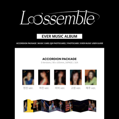 LOOSSEMBLE - 1st Mini Album - LOOSSEMBLE - Ever Music Album Version + SARANGHELLO PHOTO CARD