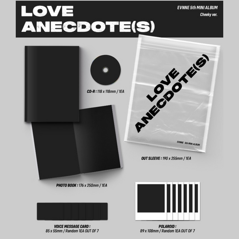 EVNINE 5th MINI ALBUM LOVE ANECDOTE(S)専用 EVNNE - 5th Mini Album - LOVE ANECDOTE(S) - Standard Version