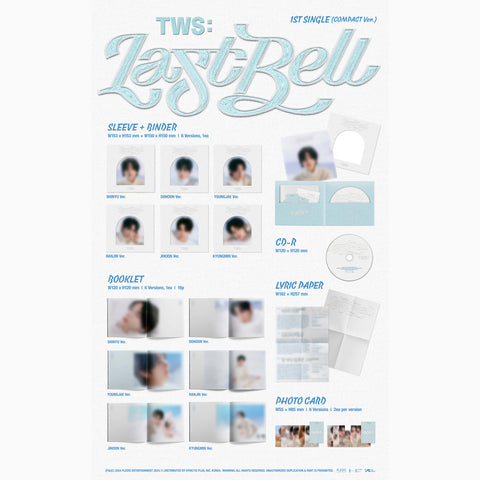 [PRE-ORDER] TWS - 1st Single Album - LAST BELL - Compact Version