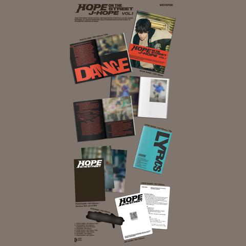 J-HOPE (BTS) - HOPE ON THE STREET - VOLUME 1 - WEVERSE ALBUMS VERSION