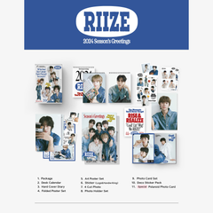 [PRE-ORDER] RIIZE - 2024 SEASON'S GREETINGS + Special Photo Card Set