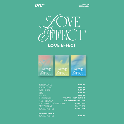 ONF - 7th Mini Album - LOVE EFFECT