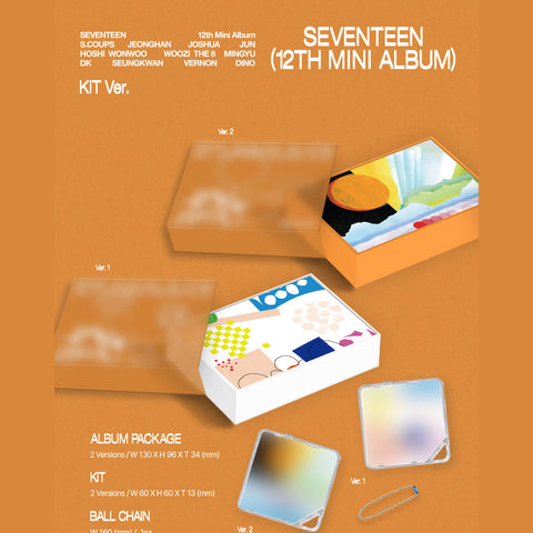 [PRE-ORDER] SEVENTEEN - 12th Mini Album - SPILL THE FEELS - Kit Version