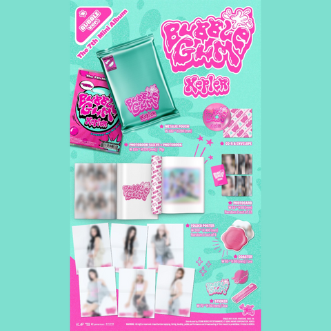 KEP1ER - 7th Mini Album - BUBBLE GUM - Standard