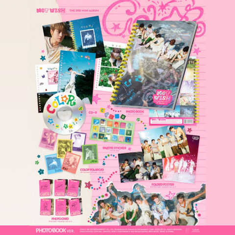 NCT WISH - 3rd Mini Album - COLOR - Photobook Version