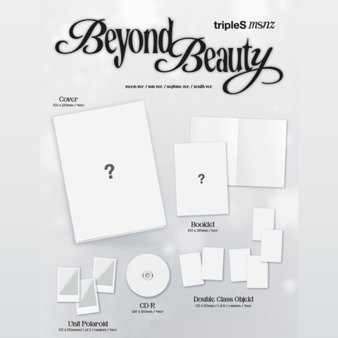 Album TripleS - 'msnz (Beyond Beauty)' Neptune Ver. (Standard) + Précommandes Bénéfices + Giveaways Exclusifs BolsVos - 9