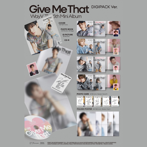 WAYV - 5th Mini Album - GIVE ME THAT - Digipack Version