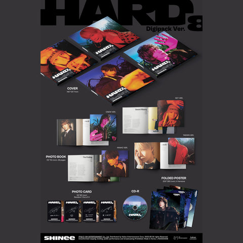 SHINEE - 8th Album - HARD - DIGIPAK VERSION