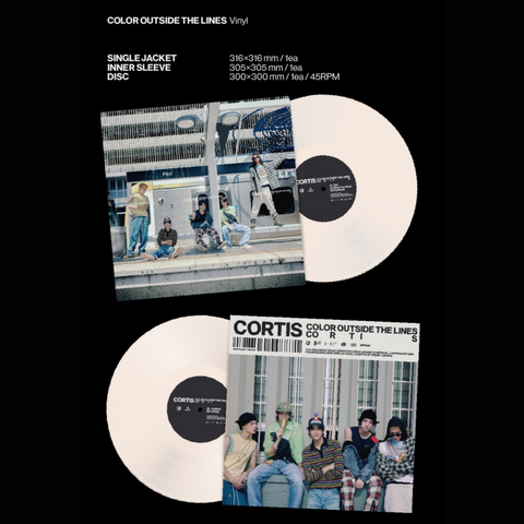 CORTIS - 1st EP - COLOR OUTSIDE THE LINES - Vinyl Version
