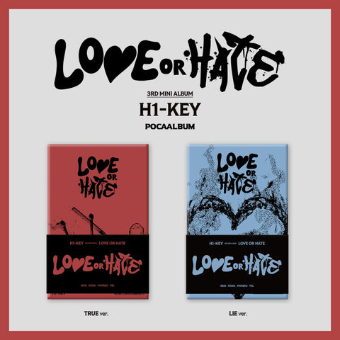 H1-KEY - 3rd Mini Album - LOVE OR HATE - POCA Version