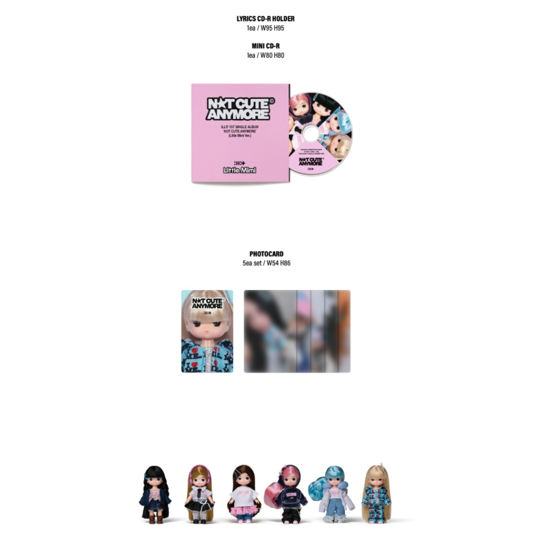 ILLIT - 1st Single Album - NOT CUTE ANYMORE - Little Mimi Version