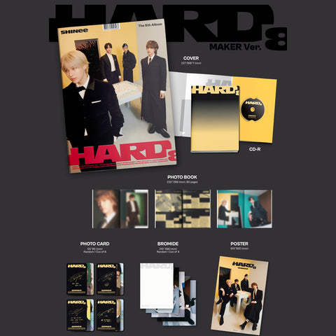 SHINEE - 8th Album - HARD - PHOTO BOOK VERSION