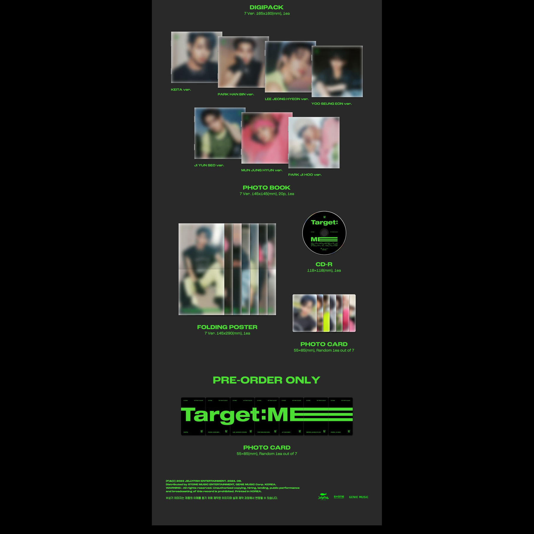 EVNNE - 1st Mini Album - Target: ME - Digipack Version – SarangHello