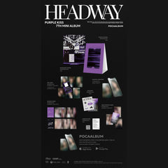 [PRE-ORDER] PURPLE KISS - 7th Mini Album - HEADWAY - POCA Album