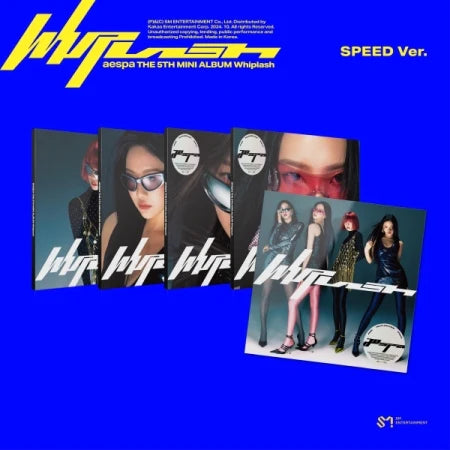 AESPA - 5th Mini Album - WHIPLASH - SPEED Version - US Press