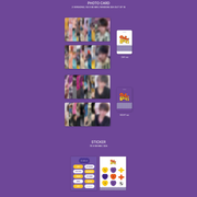 XODIAC - 1st Single Album - ONLY FUN - POCA ALBUM + SarangHello Exclusive Photo Card