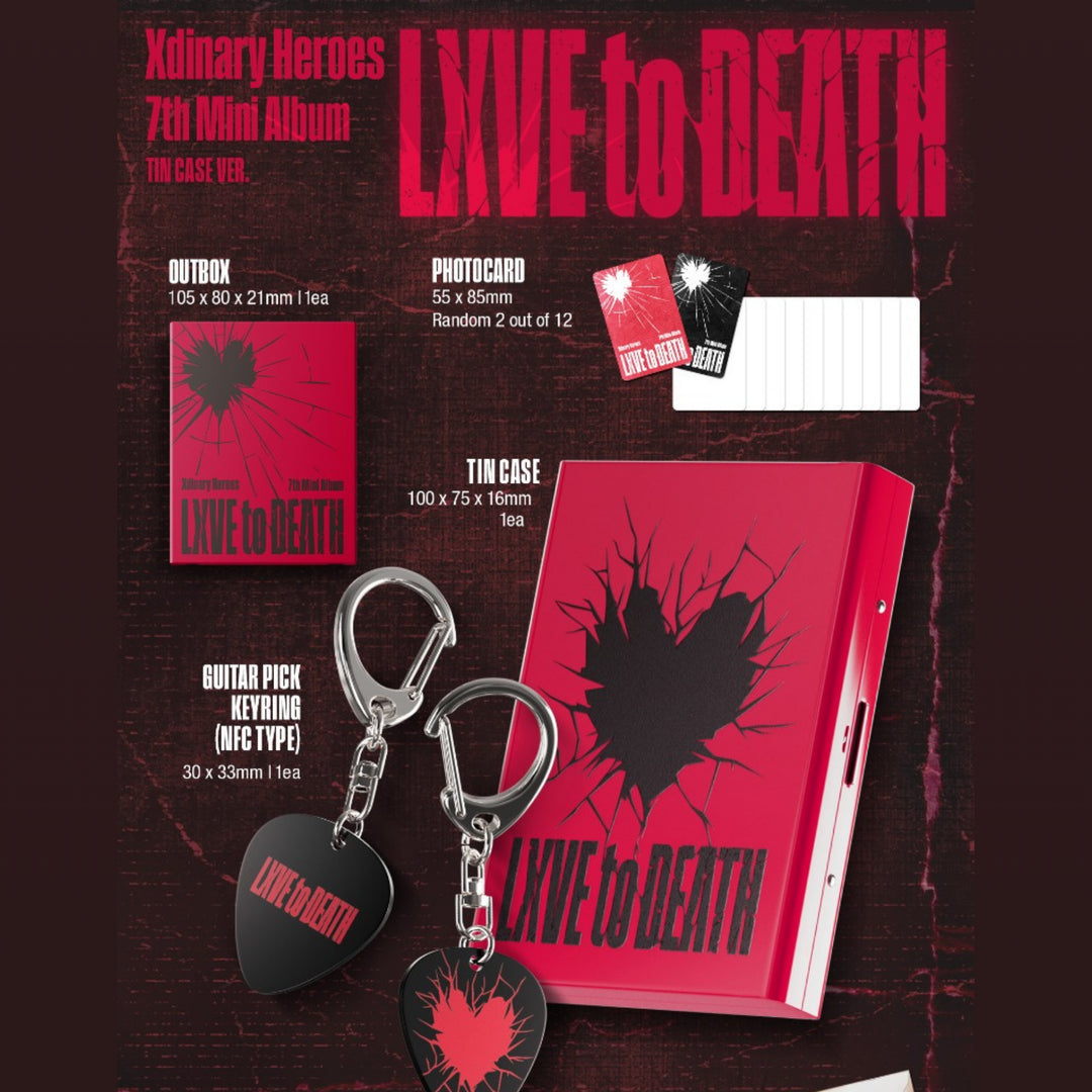 PRE-ORDER] XDINARY HEROES - 7th Mini Album - LXVE TO DEATH