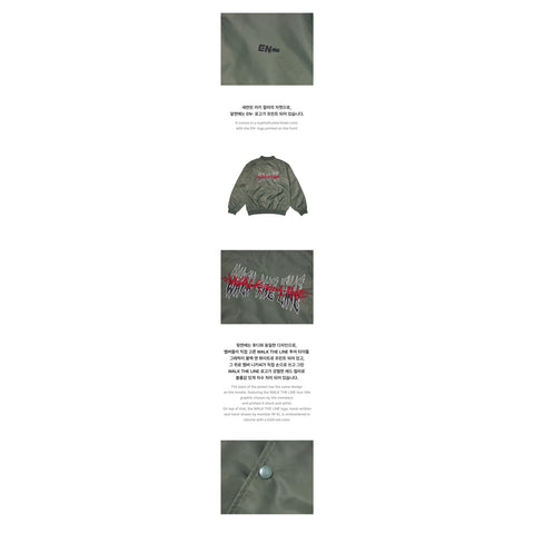 ENHYPEN - WALK THE LINE - WORLD TOUR - OFFICIAL MERCHANDISE - STADIUM JACKET