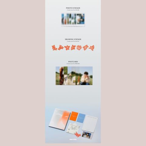 ENHYPEN - 5th Mini Album - ORANGE BLOOD - Engene Version + WEVERSE BENEFITS