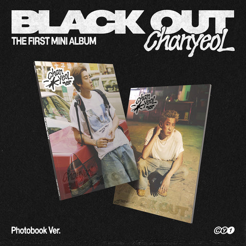 CHANYEOL (EXO) - 1st Mini Album - BLACK OUT - Photobook Version