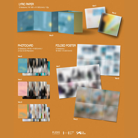 [PRE-ORDER] SEVENTEEN - 12th Mini Album - SPILL THE FEELS - Standard Version + WEVERSE BENEFITS