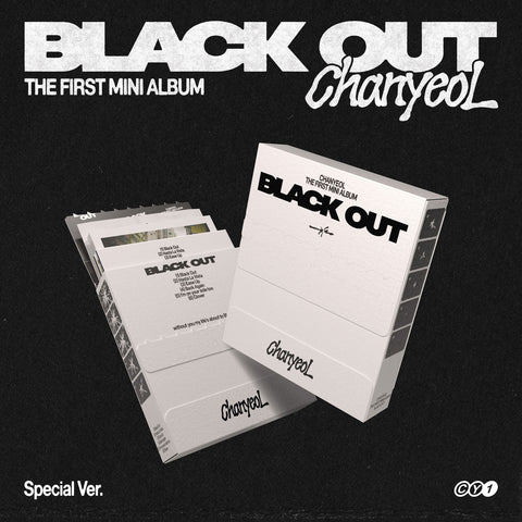 CHANYEOL (EXO) - 1st Mini Album - BLACK OUT - Special Version