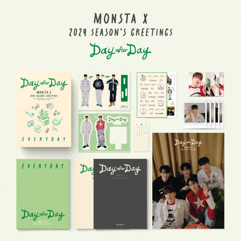 MONSTA X - 2024 SEASON'S GREETINGS - DAY AFTER DAY - EVERYDAY VERSION