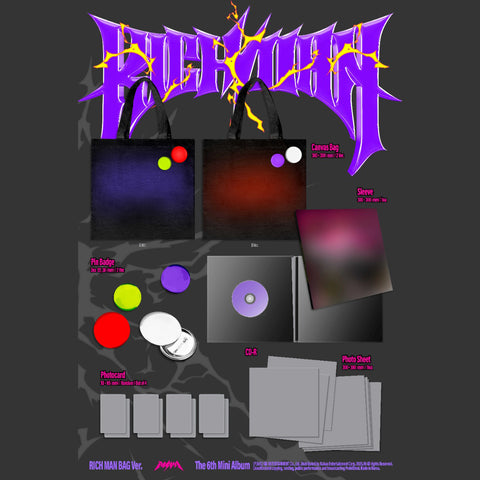 AESPA - 6th Mini Album - RICH MAN - RICH BAG VERSION