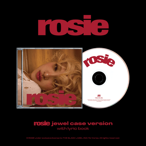 [PRE-ORDER] ROSÉ (BLACKPINK) - 1st Studio Album - rosie - Jewel Case Version